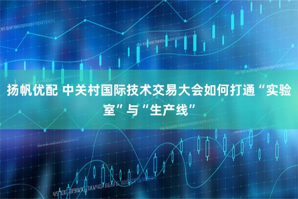 扬帆优配 中关村国际技术交易大会如何打通“实验室”与“生产线”