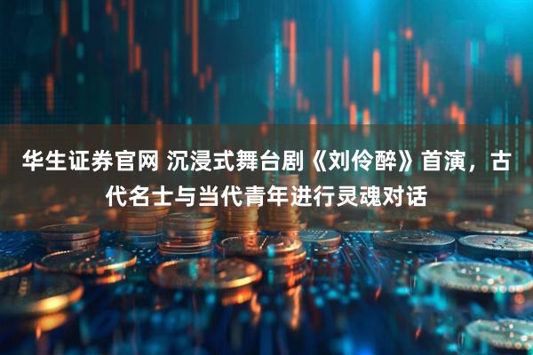 华生证券官网 沉浸式舞台剧《刘伶醉》首演，古代名士与当代青年进行灵魂对话